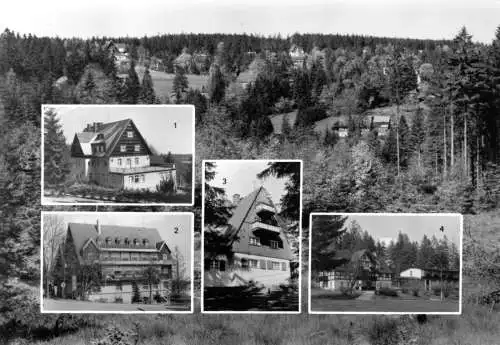 AK, Kurort Bärenburg Osterzgeb., fünf Abb., gestaltet, 1988