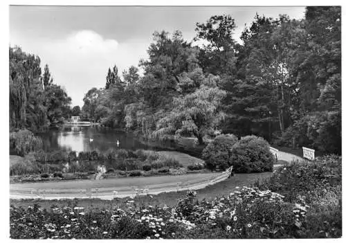 AK, Köthen, Am Hubertusteich, 1971