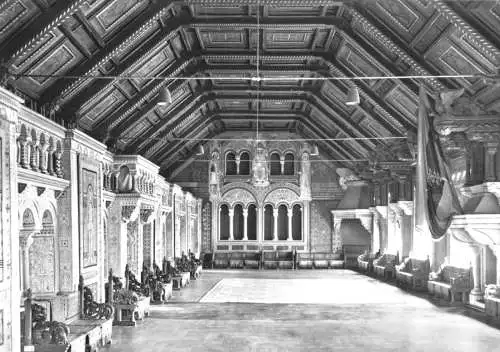 AK, Eisenach, Die Wartburg, Festsaal des Palas, 1967