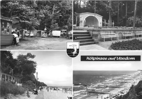 AK, Kölpinsee auf Usedom, vier Abb., 1976