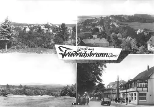 AK, Friedrichsbrunn Harz, vier Abb., 1979