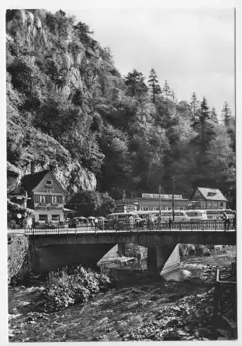 AK, Rübeland Harz, HOG Höhlenrestaurant mit Felsengrotte, 1978