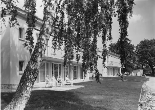 AK, Klink Kr. Waren Müritz, FDGB-Urlaubersiedlung, Bungalows Birkengrund, 1962