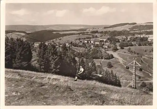 AK, St. Andreasberg Harz, Schwebelift am Matthias-Schmidt-Berg, um 1958