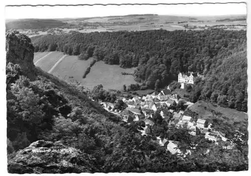 AK, Weissenstein Württ., Teilansicht, um 1964
