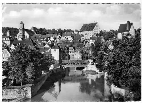 AK, Schwäbisch Hall, Teilansicht, 1961