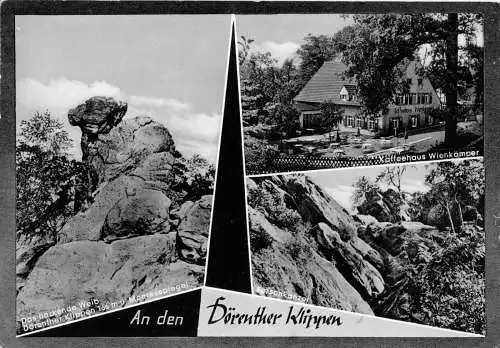 AK, Dörenthe b. Ibbenbüren, Kaffeehaus Wienkämper, drei Abb., 1981