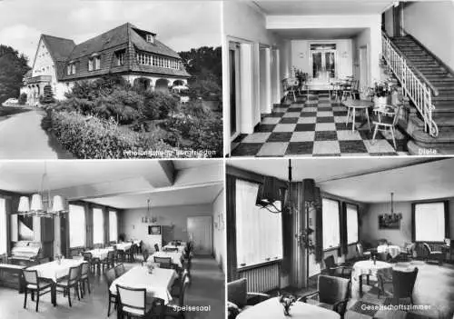 AK, Bad Salzuflen, Erholungsheim "Bergfrieden", vier Abb., 1976