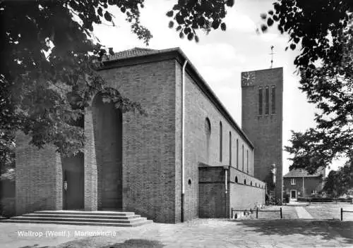 AK, Waltrop Westf., Marienkirche, 1973