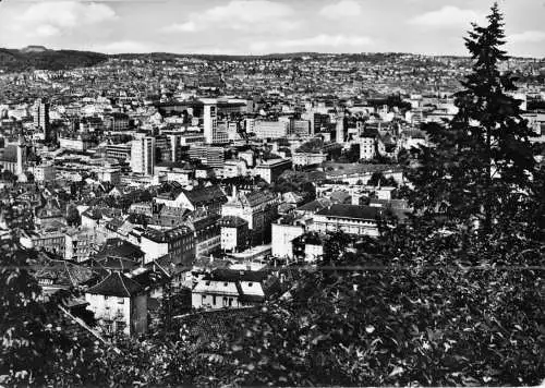 AK, Stuttgart, Teilansicht, 1958
