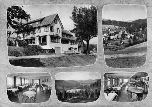 AK, Hunzenbach im Murgtal Schwarzwald, Gasthof - Pension zum Engel, um 1990