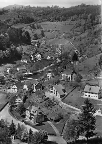 AK, Schönmünzach im Murgtal, Teilansicht, 1968