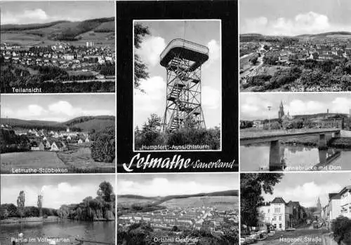 AK, Letmathe Sauerland, acht Abb., um 1971