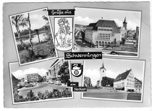 AK, Schwenningen am Neckar, vier Abb., gestaltet, um 1970