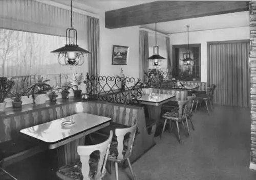 AK, Bad Oeynhausen - Oberbecksen, Hotel - Restaurant "Amsel-Schänke", 1970