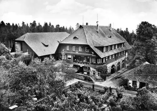 AK, Oedenwald über Freudenstadt, Gasthof und Pension "Adrionshof", um 1965