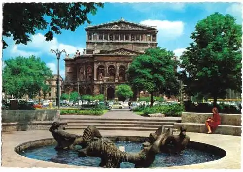 AK, Frankfurt Main, Opernhausruine, 1967