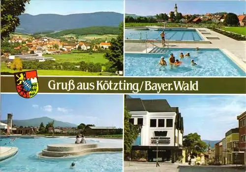 AK, Kötzting Bayer. Wald, vier Abb., um 1982