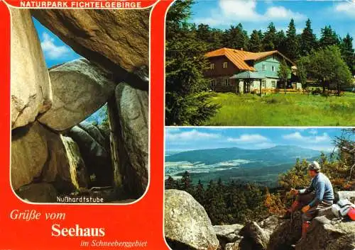 AK, Naturpark Fichtelgebirge, Seehaus im Schneeberggebiet, 1994