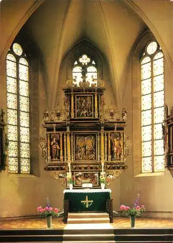 AK, Hornburg, Ev. luth. Kirche Beatae Mariae Virginis, innen, Altar, um 1980