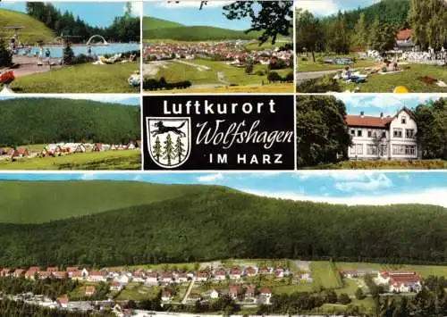 AK, Wolfshagen im Harz, sechs Abb., 1972