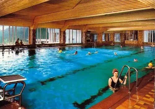 AK, Waldbrunn Odenwald, Kurzentrum, Hallenbad, um 1980