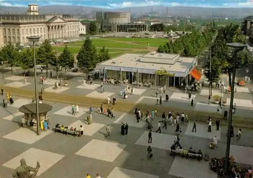 AK, Kassel, Friedrichsplatz, belebt, um 1970