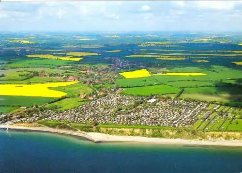AK, Kleinwaabs Ostsee, Ferienzentrum Paul Heide, Luftbildansicht, 1997
