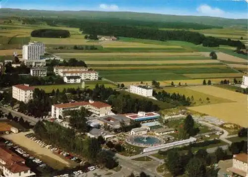 AK, Thermalbad Füssing Ndb., Luftbild-Teilansicht, 1976