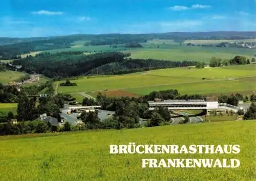 AK, Rudolphstein, Autobahn - Raststätte Frankenwald, um 1980