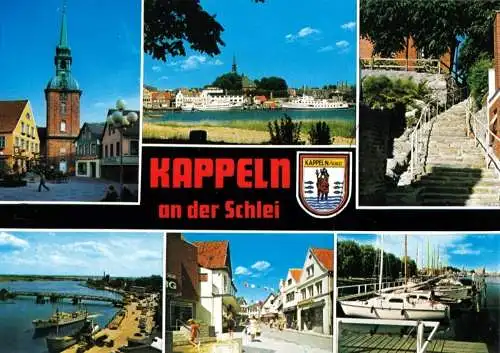 AK, Kappeln a.d. Schlei, sechs Abb., 1983