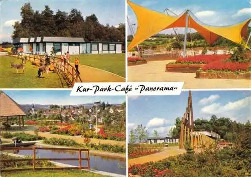 AK, Nümbrecht, Kur-Park-Café "Panorama", vier Abb., um 1973