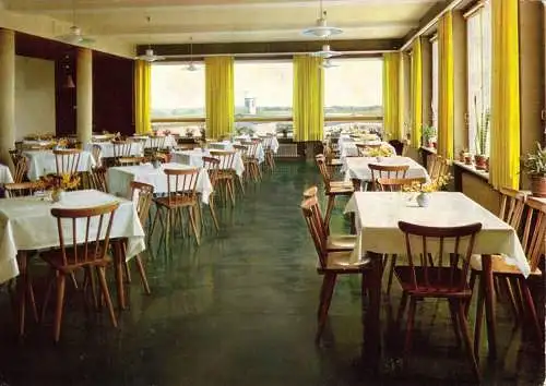 AK, Mosbach Baden, Michael-Rott-Schule der Gewerkschaft ÖTV,  Speiseraum, 1975