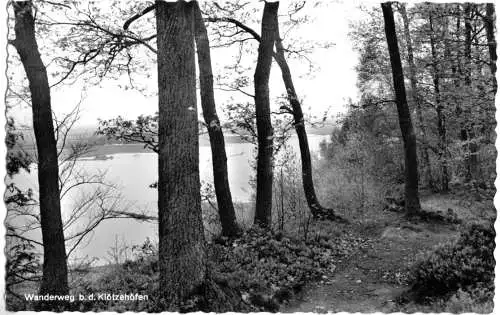 AK, Hitzacker Elbe, Wanderweg an der Elbe b.d. Klötzehöfen, 1965