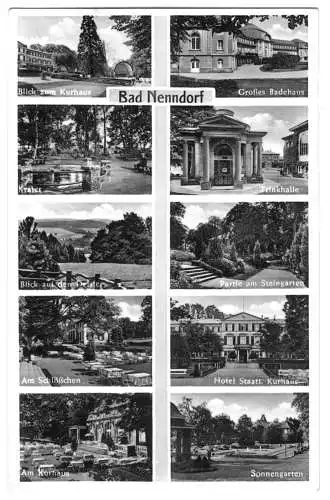 AK, Bad Nenndorf, zehn Abb., 1951