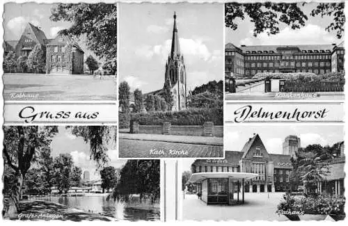 AK, Delmenhorst, fünf Abb., 1960