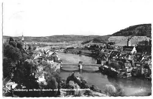 AK, Laufenburg am Rhein, deutsche und schweizerische Gemeinde, 1960