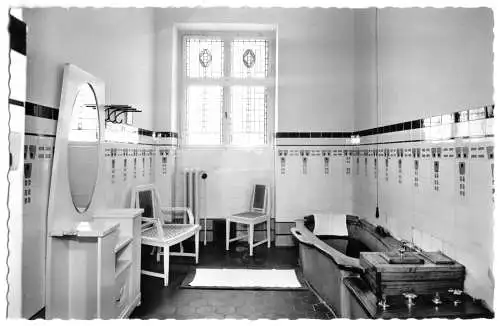 AK, Bad Nauheim, Baderaum, 1954