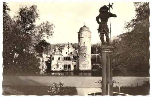AK, Mespelbrunn Spessart, Schloß, um 1960