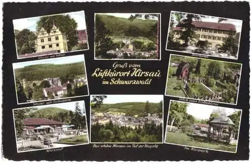 AK, Luftkurort Hirsau im Schwarzwald, acht Abb., 1963