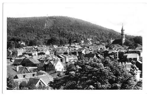 AK, Neustadt b. Coburg, Teilansicht, 1953