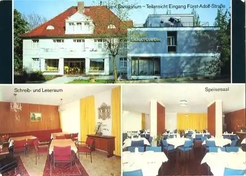 AK, Bad Eilsen, Harrl Sanatorium, 3 Abb., ca. 1972