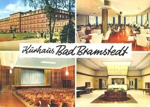 AK, Bad Bramstedt, Kurhaus, 4 Abb., ca. 1964