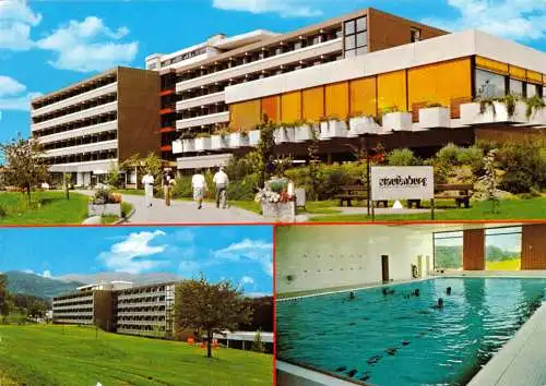 AK, Durbach Schwarzw., Stauffenburg-Klinik, drei Abb., 1988