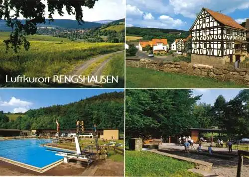 AK, Knüllwald - Rengshausen, vier Abb., um 1995