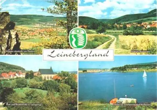 AK, Leinebergland, 4 Abb., um 1989