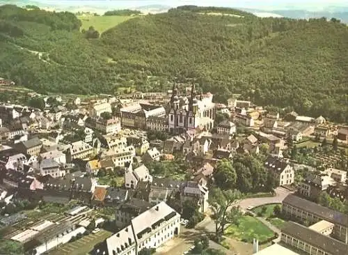 AK, Prüm Eifel, Luftbild, Version 4, 1977