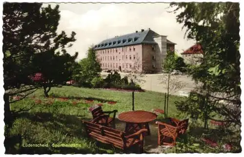 AK, Lüdenscheid, Sportheilstätte, ca. 1961