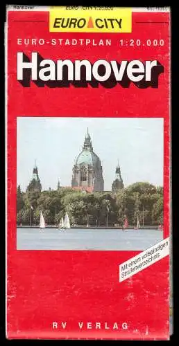 Stadtplan, Euro-Stadtplan Hannover, 1990/91