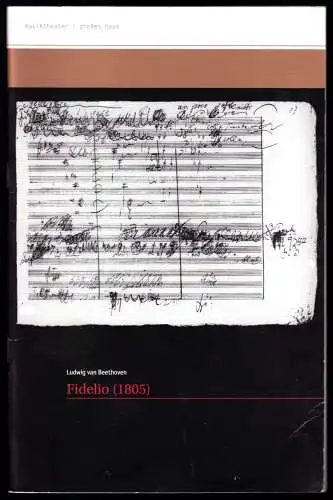 Theaterprogramm, Deutsches Nationaltheater Weimar, Fidelio, 2005